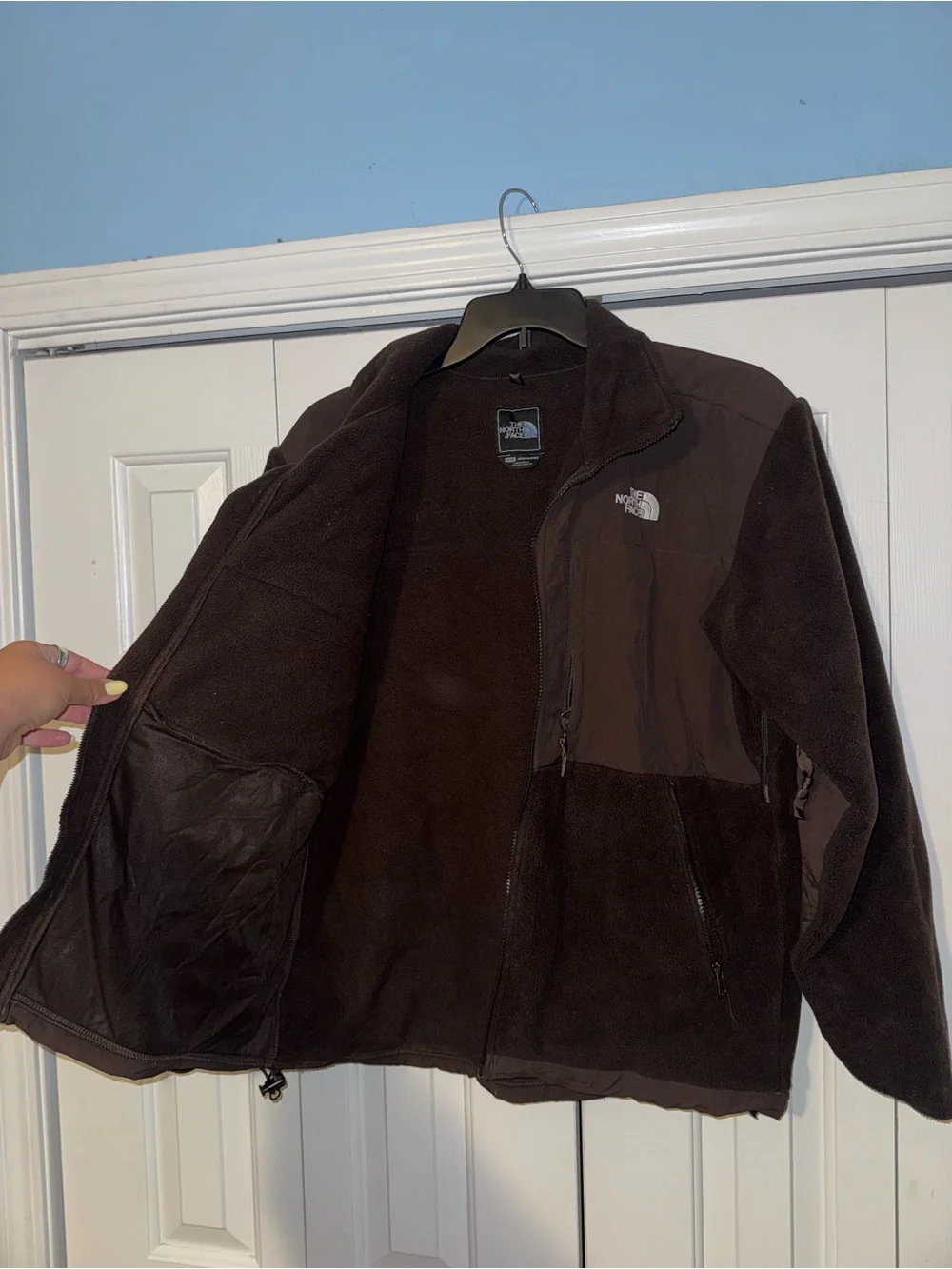 The North Face Men's Dark Brown Fleece Performance Jacket
